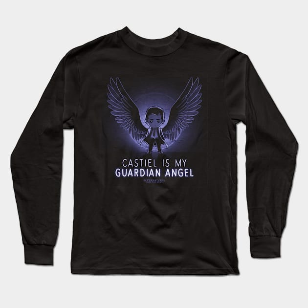 Castiel Is My Guardian Angel Long Sleeve T-Shirt by Talisarose.std